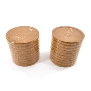 Cork Round Coasters Absorbent Heat Resistant Reusable Saucers Natural Glass Mats Pads Customized Designs Tea