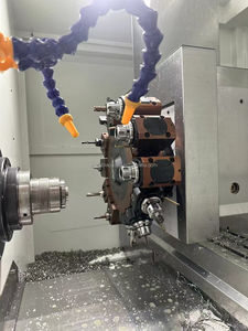 Tour CNC <span class=keywords><strong>NB</strong></span>-20 avec certification CE ERC ISO, table en métal, équipement de machine-outil - Product Image 6