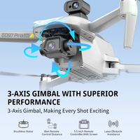 Drone Global GD97 Pro 193 Max RTS VS YUNEEC Breeze 4K Selfie Drone WIFI FPV avec caméra 4K FHD, contrôle par application, drone quadricoptère RC