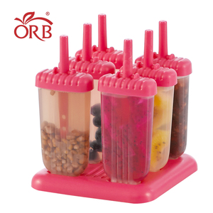 Nhà bếp tái sử dụng 6 <span class=keywords><strong>PP</strong></span> nhựa <span class=keywords><strong>ICE</strong></span> Lolly khuôn <span class=keywords><strong>Ice</strong></span> Cream công cụ - Product Image 3
