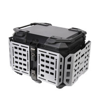 Nouvelle Boîte de Rangement Arrière à Dégagement Rapide en Alliage d'Aluminium pour Moto et Véhicule Électrique, 45-100L, Vente en Gros Transfrontalière