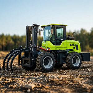 מלגזה דיזל <span class=keywords><strong>5</strong></span> טון 4x4 דגם חדש ישירות מהמפעל, רדיוס סיבוב קטן לשימוש שטח רב תכליתי - Product Image 2