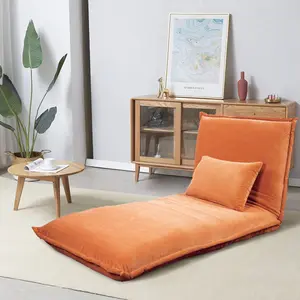 Bantal Lantai Futon Gaya Jepang, Sofa Bed Dapat Disesuaikan