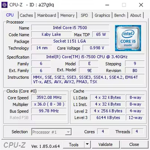 Procesador de Alto Rendimiento para Computadora <span class=keywords><strong>I5</strong></span> <span class=keywords><strong>7500</strong></span> <span class=keywords><strong>CPU</strong></span> <span class=keywords><strong>Intel</strong></span> <span class=keywords><strong>Core</strong></span> <span class=keywords><strong>I5</strong></span> de 7ª Generación al por Mayor - Product Image 4