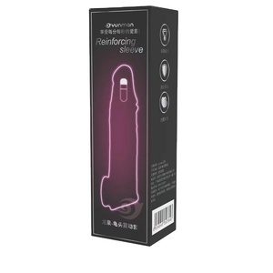 Elektrischer Penisvibrator mit Wolfszähnen, Dornen und verlängertem Kondom, <span class=keywords><strong>Dildo</strong></span>-Sexspielzeug für Erwachsene - Product Image 1