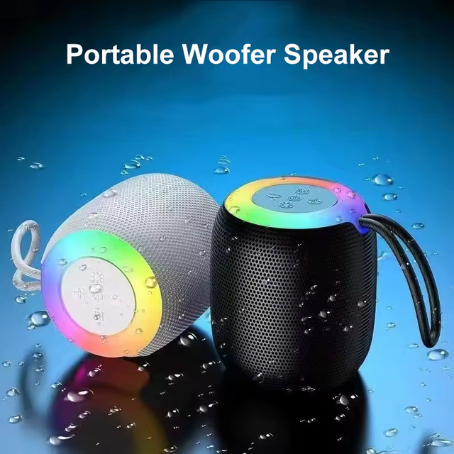 High Volume Waterproof Blue Tooth Speaker Durable Outdoor Portable Speakers for Camping Hiking