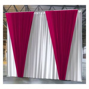 Kit de Soporte de Fondo Ajustable de 10 pies x 10 pies con Barra Transversal Doble y Montaje Rápido para Impresión Digital (Sin Cortina) - Product Image 1