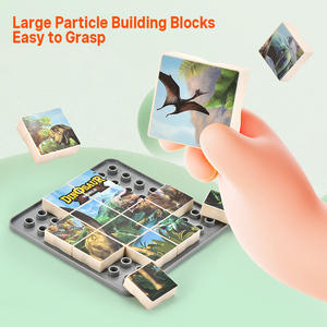 Blocchi da Costruzione a Tema Spaziale, Gioco STEAM con Razzo, Astronauta, <span class=keywords><strong>UFO</strong></span> e Lavagna per Disegnare, Regalo per Bambini - Product Image 6