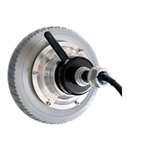 Moteur de moyeu 24V 36V 500w 48v 8 pouces pour scooter électrique, moteur à engrenages BLDC à couple élevé, kit de moteur pour fauteuil roulant, chariot, frein magnétique