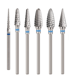 Broca de Carburo de Tungsteno 5 en 1 con Punta Cónica de 3/32" para Limpiar Cutículas y Realizar Cortes Cruzados, para Uso en Salón, Hogar y Estudio de Arte de Uñas - Product Image 1
