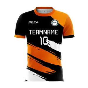 Custom New Design High Quality Quick Qry Sport Wear OEM Service Sublimated Full Football Wear Team Soccer Wear Uniform