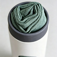 Boîte d'emballage personnalisée pour sous-vêtements et chaussettes, boîte cylindrique en carton ronde avec fenêtre ovale transparente