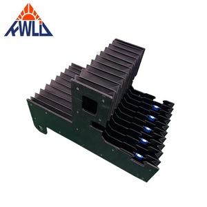 Linh hoạt <span class=keywords><strong>CNC</strong></span> Máy lá chắn có thể thu vào bảo vệ accordion dưới đây Bìa Organ ống thổi nước bụi nhiệt bằng chứng Kính thiên văn bảo vệ - Product Image 2