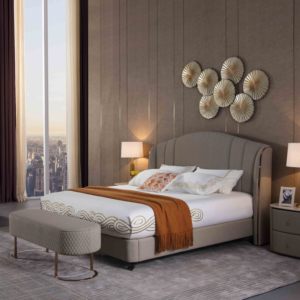Camas de Estilo Coreano, Diseño de Cuero, Muebles de Lujo con Almacenamiento, Cama <span class=keywords><strong>Queen</strong></span> <span class=keywords><strong>Size</strong></span>, Muebles de Dormitorio Doble - Product Image 2