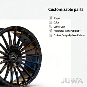 Jantes Beadlock en alliage d'aluminium forgé sur mesure, design concave à cinq branches, PCD 5x112/120/115, ventilées, <span class=keywords><strong>SRT</strong></span> M340i/M2/M3/M4/M5 - Product Image 5