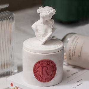 Luxe personnalisé 9.8 oz parfums apaisants amélioration de l'ambiance romantique sans fumée aromathérapie tasse bougie cadeau dames décoration délicate - Product Image 2