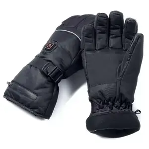 Sports en plein air hiver chaud hommes femmes batterie rechargeable mince gants chauffants