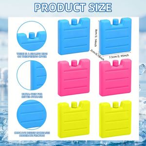 High Quality Reusable Colorful Long Lasting Freezer for Lunch <b>Box</b> <b>Cooler</b> Bag Outdoor Picnic 70ml Square <b>Ice</b> Block - Product Image 3