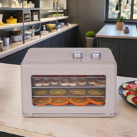 Groothandelsprijs 4-laags commerciële vlees-, groente- en fruitdroger industriële beef jerky dehydrator droogmachine