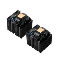 PCcooler RT620 RGB ARGB Dual Tower CPU Air Cooler 6 Heatpipes High Performance PWM Silent Fans for Intel AMD AM5