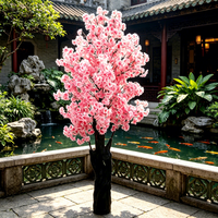 Objets décoratifs, fleurs artificielles pour mariage, faux arbre à fleurs de cerisier, arrangement floral pour la maison, le bureau, la salle, décorations de fête