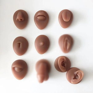 Modèle <span class=keywords><strong>en</strong></span> silicone Simulation de pratique de perforation de tatouage Partie du corps humain Affichage <span class=keywords><strong>en</strong></span> silicone Oreille Nez Lèvre Nombril Modèle de <span class=keywords><strong>piercing</strong></span> <span class=keywords><strong>en</strong></span> silicone - Product Image 2