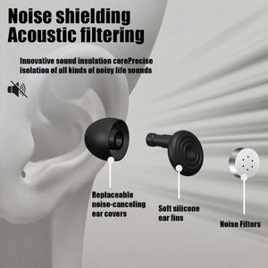 Tapones para los Oídos con Logotipo Personalizado, Protección Auditiva, Reutilizables, de Silicona Suave, Cancelación de Ruido, para Dormir, Trabajar, Estudiar y Viajar - Product Image 3