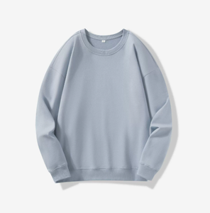 Sweat-shirt décontracté à col rond, en velours épais, personnalisé, chaud, pour le sport - Product Image 5