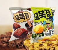 Vente en gros de collations coréennes saveur soupe de maïs chips de tortue chips de pommes de terre collations exotiques