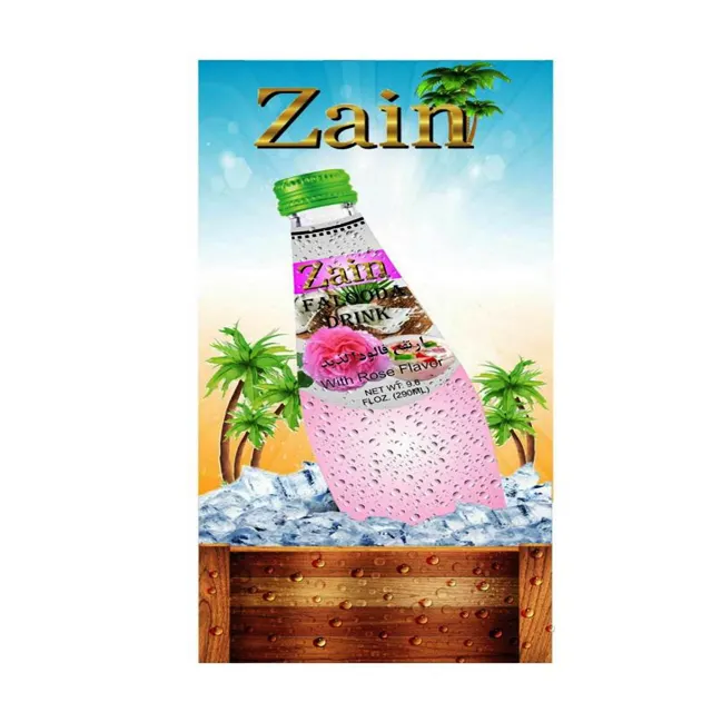Basil Seed Coconut Milk Drink Sterilized Juice Products Type Flavored Zain Falooda Drink With Fruits Flavors Noodle Nata Decoco