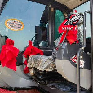 Excavatrice d'occasion Kobelco 75-8, marque japonaise d'origine, 7 tonnes, petite taille, chenilles en caoutchouc, mini-excavatrice. - Product Image 4