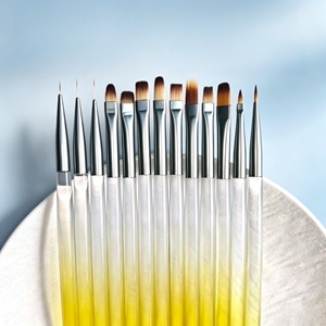 Professional Nail Art <b>Brush</b> Pen Set Double Head Dotting Tools for Beautiful Nail Designs Easy Operation Safe Material Salon - Product Image 1