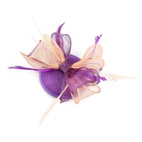 Offre Spéciale Mode Fascinator Kentucky Derby Église Chapeau Sinamay Bandeau De Mariage Chapeau pour Femmes Dames