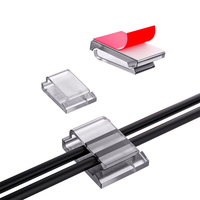 Clips de gestion de câbles adhésifs en fibre optique pour cordons de brassage fins - Organise les connecteurs LC/SC/MPO - Certifié ROHS