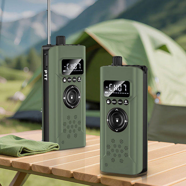 Mulit Radio Long Range Walkie Talkies 6-in-1 Emergency Two Way Weather Radio Power Bank & SOS Alert Interphone
