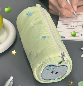 Vert pomme stylo sac Ins haut niveau d'apparence grande capacité Simple <span class=keywords><strong>Junior</strong></span> lycée papeterie sac femme - Product Image 3
