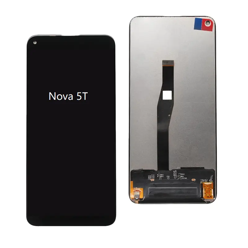 Android 6.26 ''dokunmatik ekran değiştirme Huawei Nova <span class=keywords><strong>5T</strong></span> 2.5D kavisli cam ekran Pantalla onarım