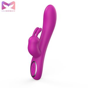 <span class=keywords><strong>Vibrador</strong></span> LIL MERMAID 3 en 1, <span class=keywords><strong>Vibrador</strong></span> de Punto G, <span class=keywords><strong>Vibrador</strong></span> Conejo, Juguete Sexual para Mujer, Uso en Pareja, Rosa, Sincronizado - Product Image 1