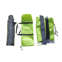 Tente de camping extérieure quatre saisons double couche Oxford pour 2 personnes, design imperméable et coupe-vent, avec armature diagonale pour la randonnée