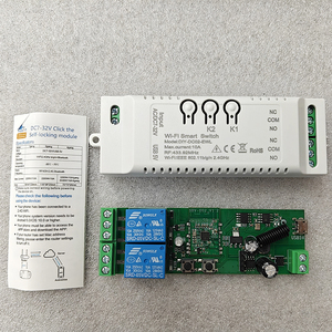 Module de <span class=keywords><strong>relais</strong></span> universel intelligent eWeLink, commutateur Wifi, 2 canaux USB 5V DC7-32V, minuterie, télécommande par <span class=keywords><strong>téléphone</strong></span>, pour Google Home - Product Image 1