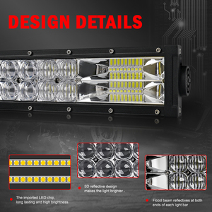 Barra <span class=keywords><strong>LED</strong></span> kép Hàng 22 "32" 42 "siêu sáng Combo nhẹ Lũ lụt tại chỗ 5D xe 50" 52 "inch off road 4x4 cong <span class=keywords><strong>LED</strong></span> thanh ánh sáng - Product Image 2