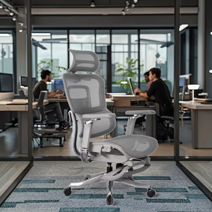 Mobilier de bureau commercial en Chine-Chaise d'ordinateur ergonomique en maille de grande taille à usage intensif - Product Image 1