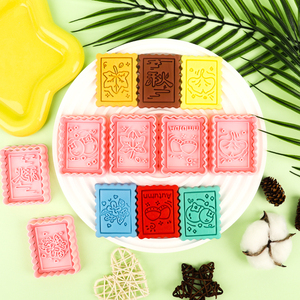 Série <span class=keywords><strong>Automne</strong></span> : <span class=keywords><strong>Emporte</strong></span>-pièces 3D en plastique écologique jetables pour biscuits, motifs Ginkgo Biloba et Châtaigne - Product Image 4