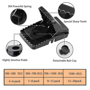 Trampa para ratones de control de plagas inteligente de plástico reutilizable de alta calidad Nuevo ratón asesino para atrapar ratones - Product Image 4