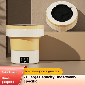 Mini <span class=keywords><strong>Lavadora</strong></span> Automática Plegable, <span class=keywords><strong>Flexible</strong></span>, Potente, Limpieza Profunda con Esterilización con Luz Azul, Portátil para Uso Comercial - Product Image 3