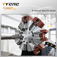 Tour CNC horizontal en métal haute précision CK6140 220V, machine de tournage CNC à 4 stations à vendre