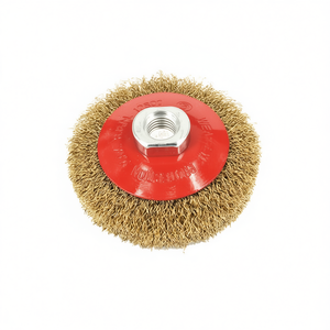 TTAKE Conical <b>Brush</b> In Wavy <b>Wire</b> Steel M14 Polishing Pad Abrasive For Metal Surface Preparation - Product Image 2