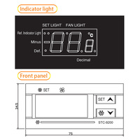 Contrôleur de température numérique intelligent à micro-ordinateur STC-9200, thermostat régulateur