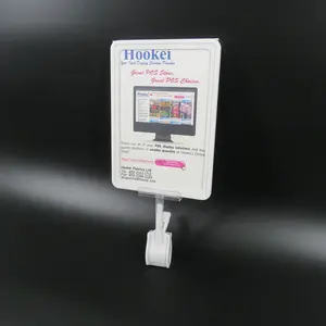 Supermarket Plastic Small Pop Double Sided Advertising Clip Price Tag Label Sign Holder Display Clips