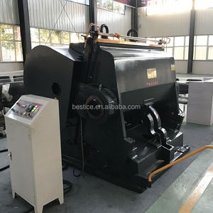 ML-1500 <span class=keywords><strong>semi</strong></span>-automatique platine presse découpe rainage machine à plat Clamshell die cutter pour carton carton ondulé - Product Image 2